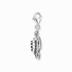 Best Charm-Anhänger Schildkröte mit blauen Steinen Damen Charms|Charms