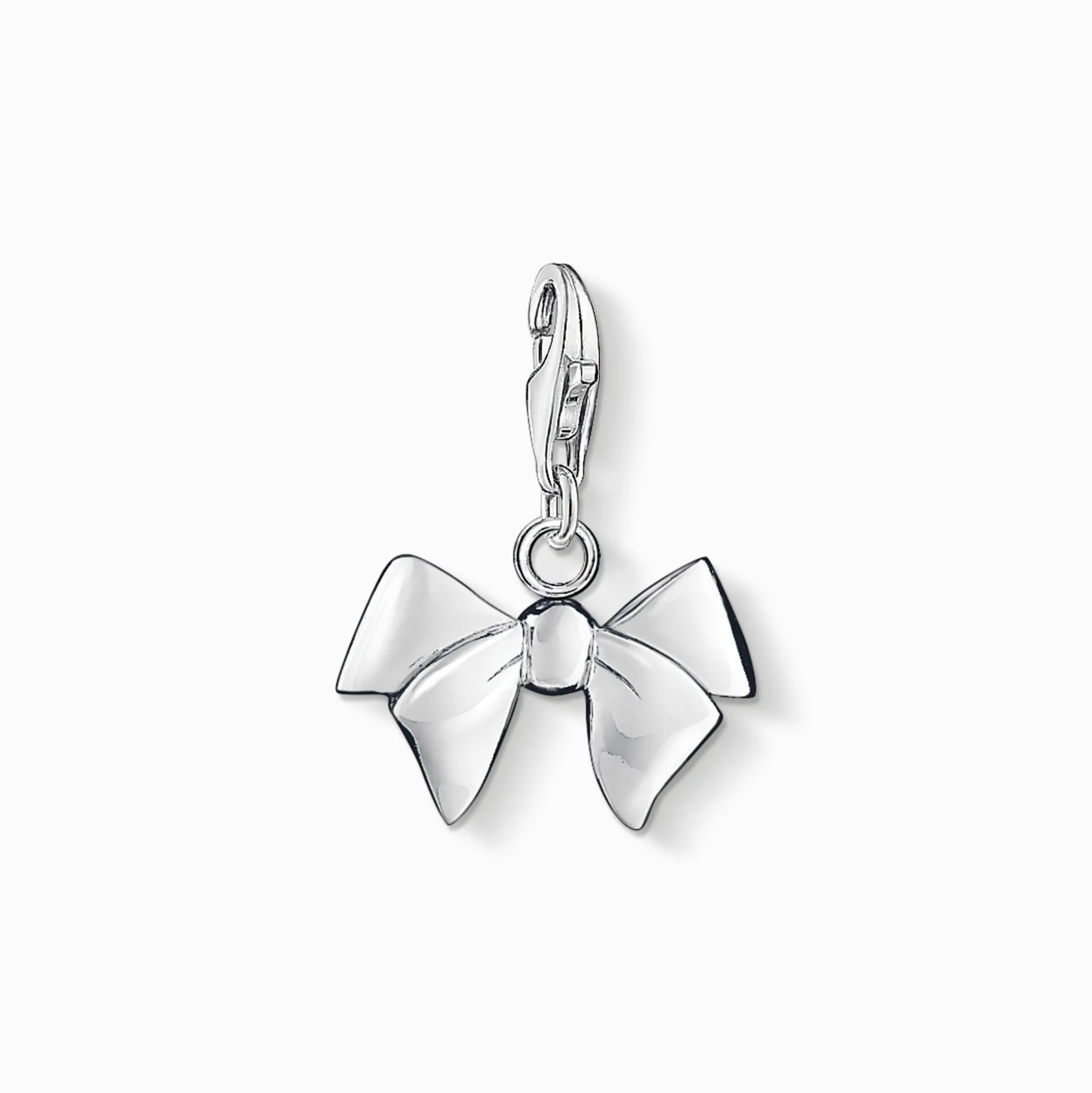 Fashion Charm-Anhänger Schleife silber Damen Charms|Charms