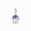 Outlet Charm-Anhänger Schneekugel Silber Damen Charms|Charms