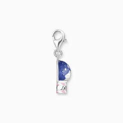Outlet Charm-Anhänger Schneekugel Silber Damen Charms|Charms