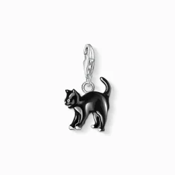 Hot Charm-Anhänger Schwarze Katze Damen Charms|Charms