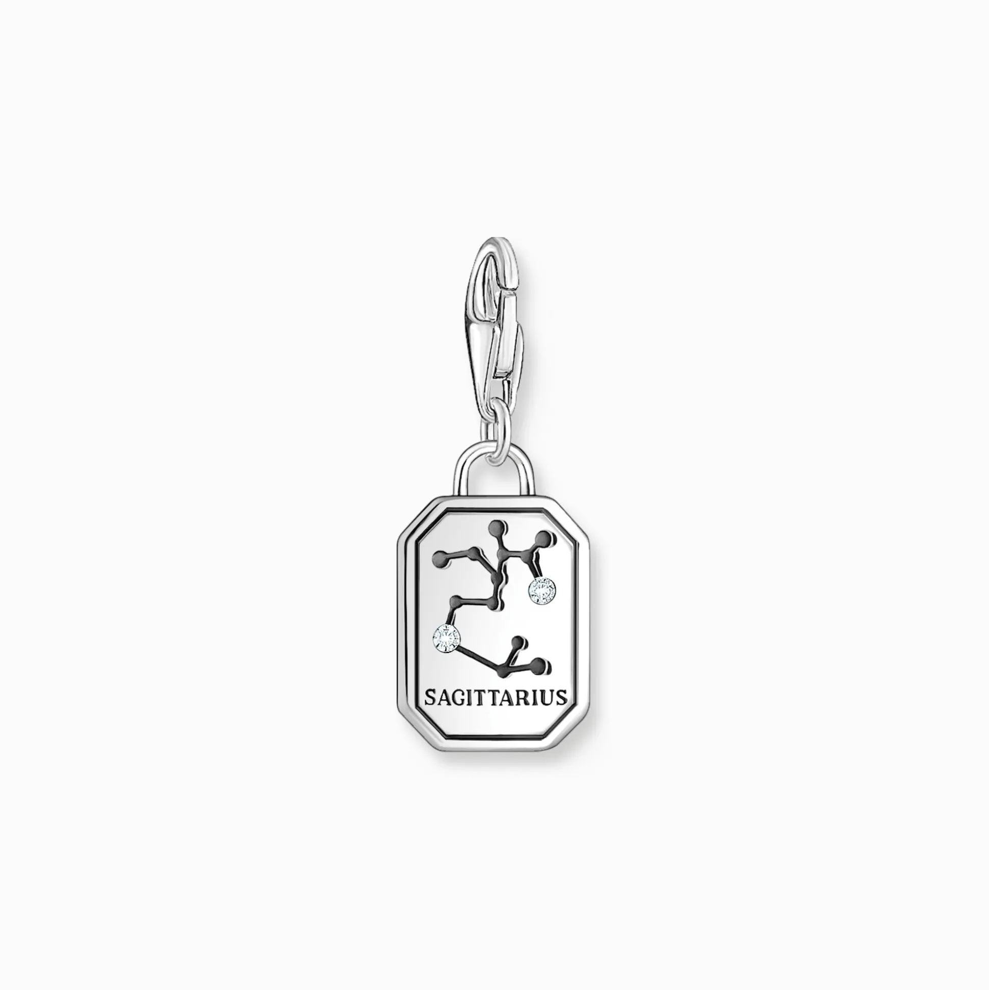 Best Sale Charm-Anhänger Sternzeichen Schütze mit Steinen Silber Damen Charms|Charms