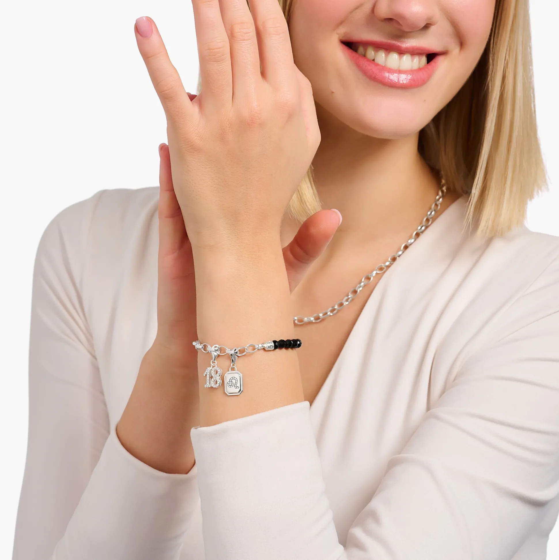 Best Sale Charm-Anhänger Sternzeichen Schütze mit Steinen Silber Damen Charms|Charms