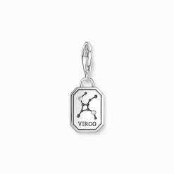 Online Charm-Anhänger Sternzeichen Jungfrau mit Steinen Silber Damen Charms|Charms