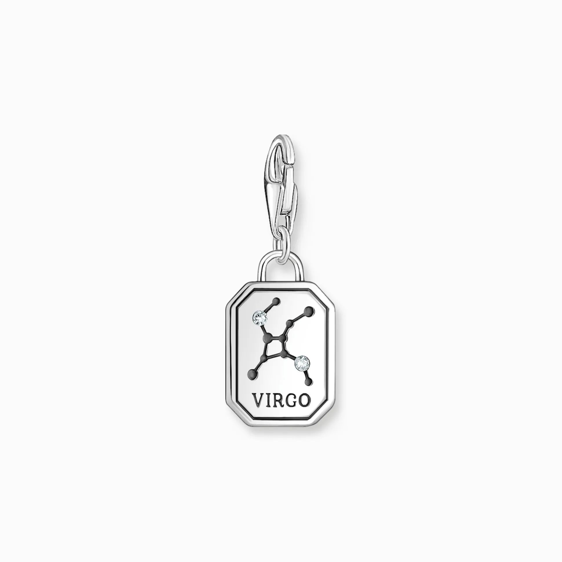 Online Charm-Anhänger Sternzeichen Jungfrau mit Steinen Silber Damen Charms|Charms