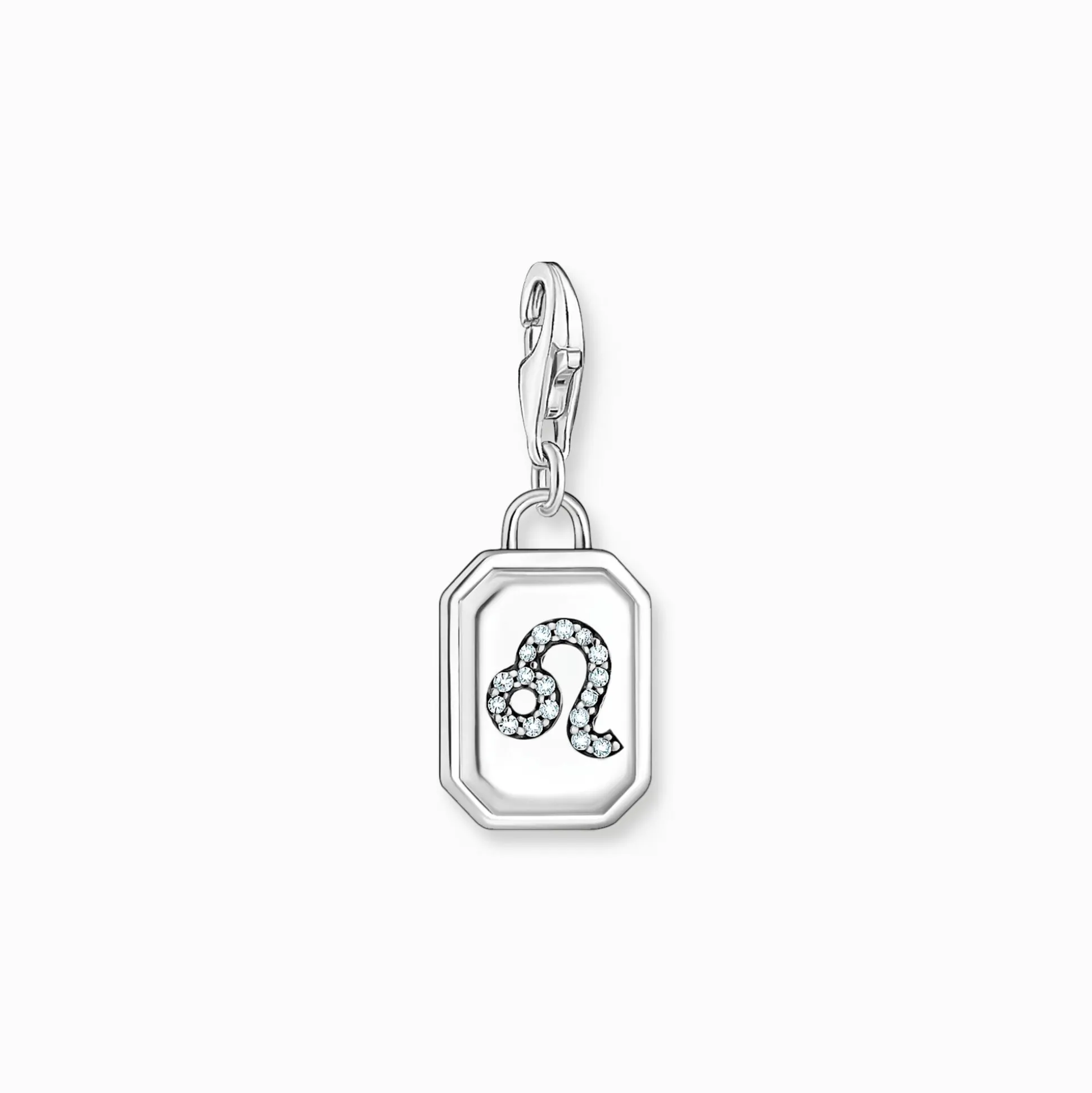 New Charm-Anhänger Sternzeichen Löwe mit Steinen Silber Damen Charms|Charms