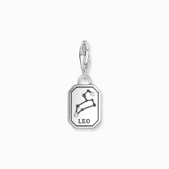 New Charm-Anhänger Sternzeichen Löwe mit Steinen Silber Damen Charms|Charms
