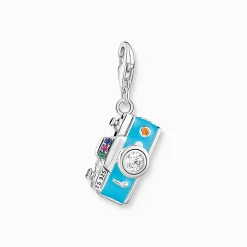 Discount Charm-Anhänger türkise Retro Kamera Silber Damen Charms|Charms