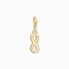 Store Charm-Anhänger Unendlichkeitszeichen vergoldet Damen Charms|Charms