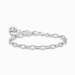 Best Sale Charm-Armband mit Goldbären Logo-Ring Silber Damen Armbänder|Charm Armbänder