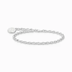 Cheap Charm-Armband mit weißem Coin Silber Damen Charm Armbänder|Charm Armbänder