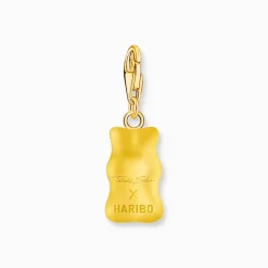 Store Charm-Goldbären-Anhänger in Gelb vergoldet Damen Charms|Charms