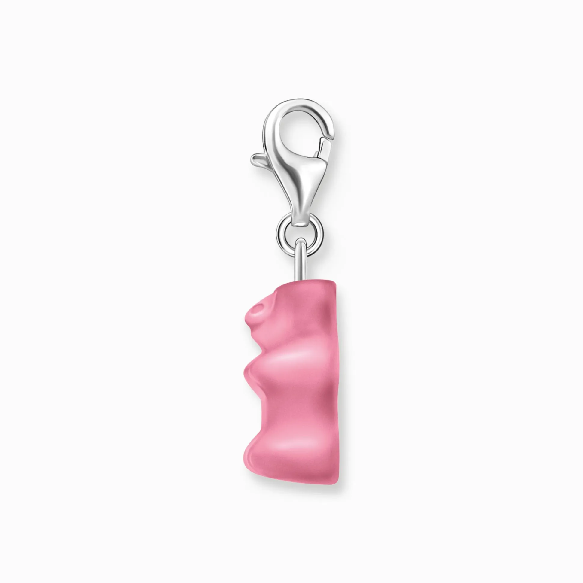 Online Charm-Goldbären-Anhänger in Pink Silber Damen Charms|Charms