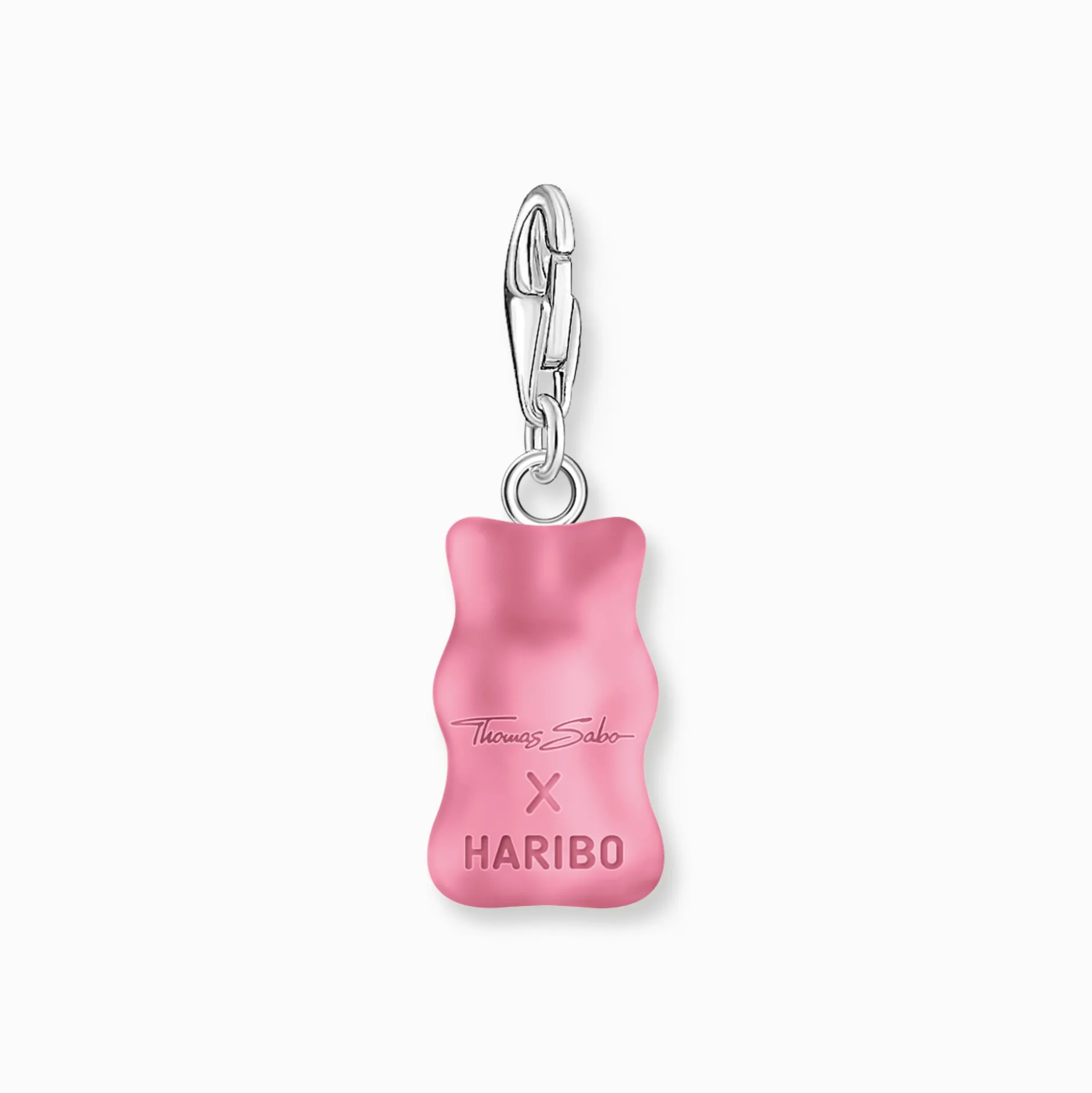 Online Charm-Goldbären-Anhänger in Pink Silber Damen Charms|Charms