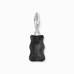 Flash Sale Charm-Goldbären-Anhänger in Schwarz Silber Damen Charms|Charms
