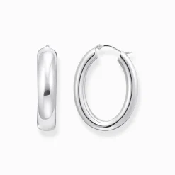 Shop Creolen Chunky Silber Damen Creolen