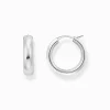 Shop Creolen Chunky-Design Silber Damen Creolen