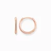 Clearance Creolen klein Damen Creolen|18K Rosé-Vergoldung - 925 Silber
