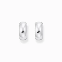 Best Creolen Mini-Chunky-Form Silber Damen Creolen