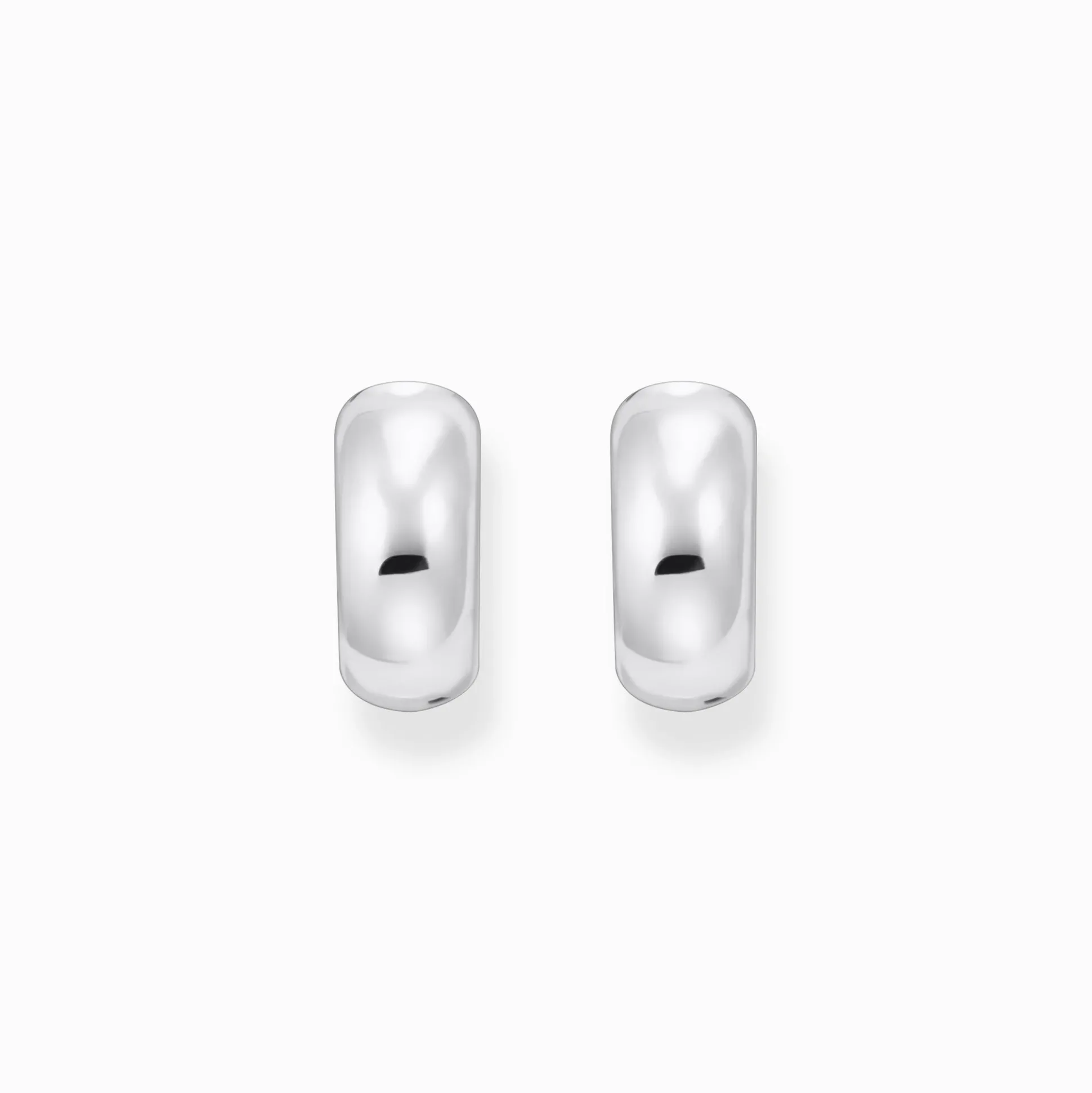 Best Creolen Mini-Chunky-Form Silber Damen Creolen