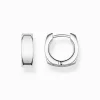 Outlet Creolen Puristisches silber Damen Creolen