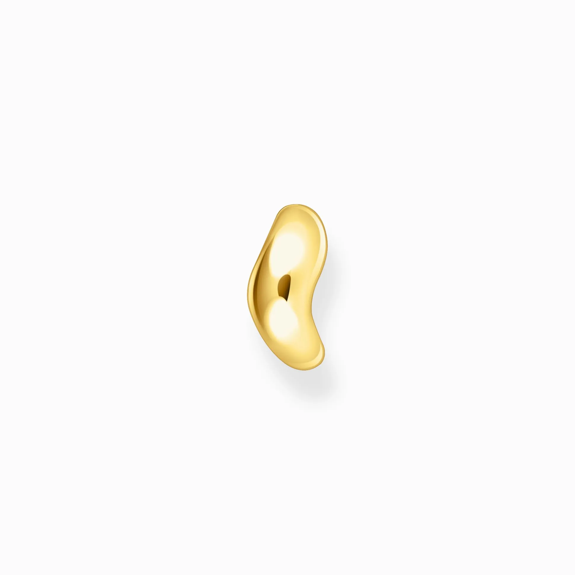 Flash Sale Earcuff in geschwungener Form vergoldet Damen Ear Cuffs|18K Vergoldung - 925 Silber