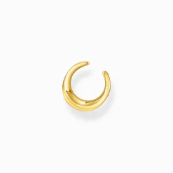 Flash Sale Earcuff in geschwungener Form vergoldet Damen Ear Cuffs|18K Vergoldung - 925 Silber