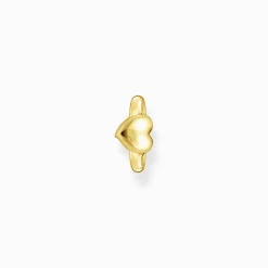 Online Earcuff in Herzform vergoldet Damen Ear Cuffs|18K Vergoldung - 925 Silber
