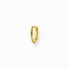 Online Einzel Creole klassisch gold Damen Creolen|18K Vergoldung - 925 Silber