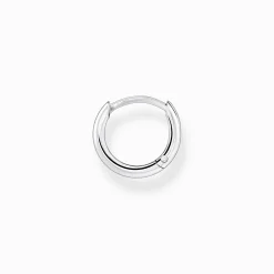 New Einzel Creole klassisch silber Damen Creolen|Ohrstecker & Creolen