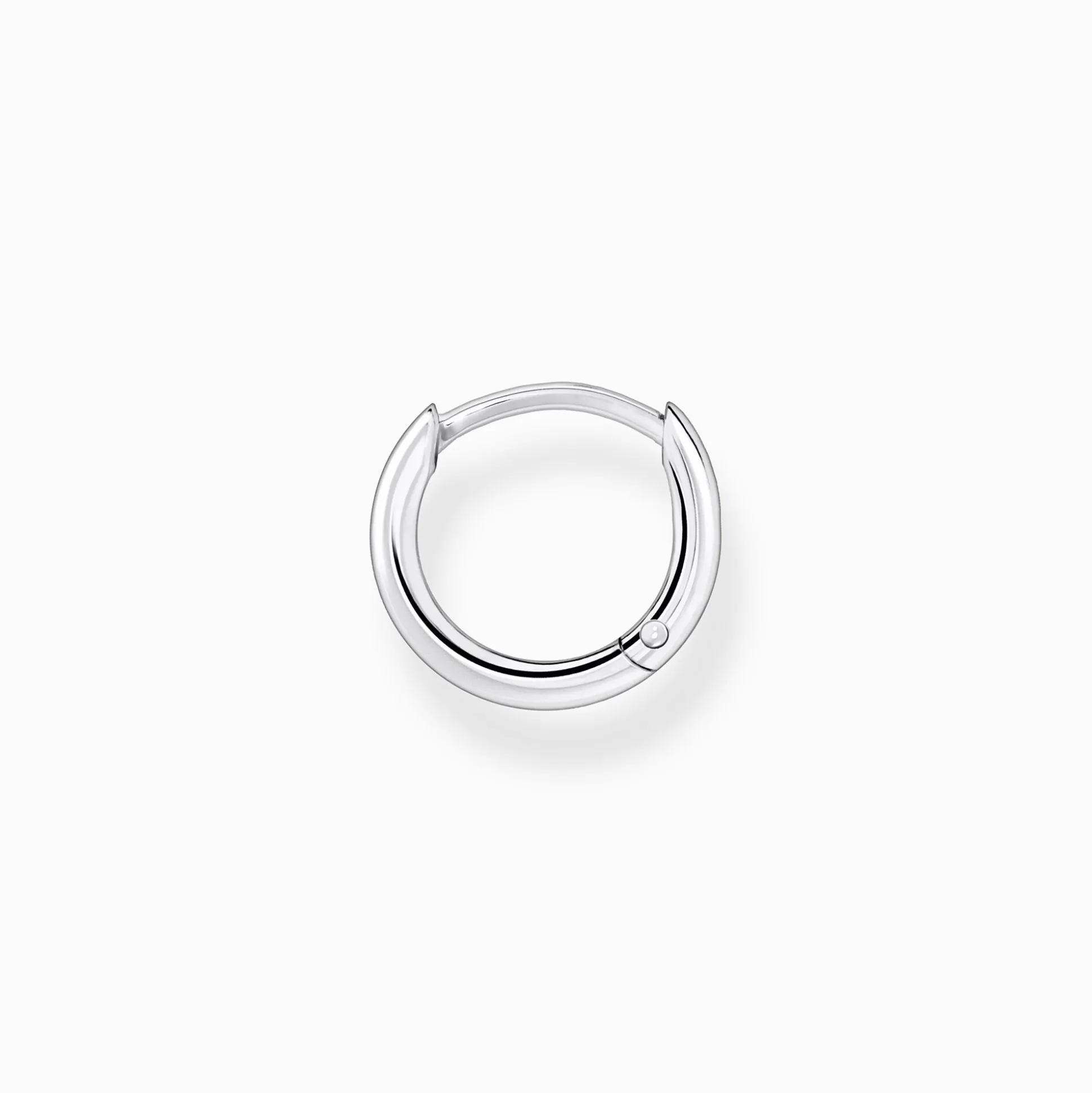 New Einzel Creole klassisch silber Damen Creolen|Ohrstecker & Creolen
