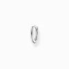 Sale Einzel Creole klassisch silber Damen Creolen|Ohrstecker & Creolen