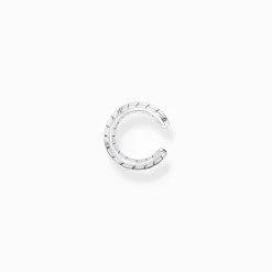 Online Einzel Ohrklemme Schlangenhaut silber Damen Ohrstecker