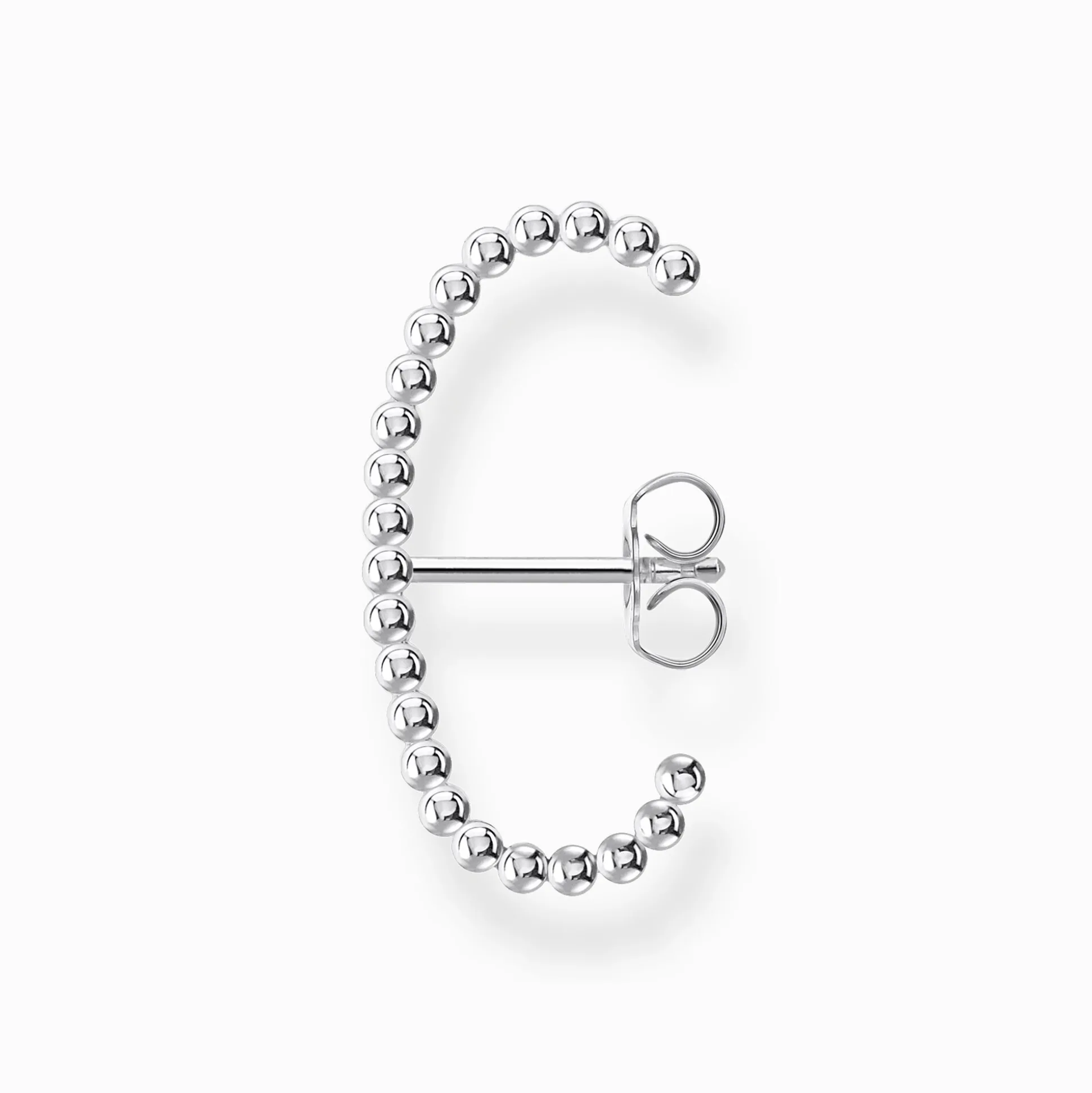 Outlet Einzel Ohrstecker Kugeln silber Damen Ohrstecker