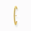 New Einzel Ohrstecker Kugeln gold Damen Ohrstecker|18K Vergoldung - 925 Silber