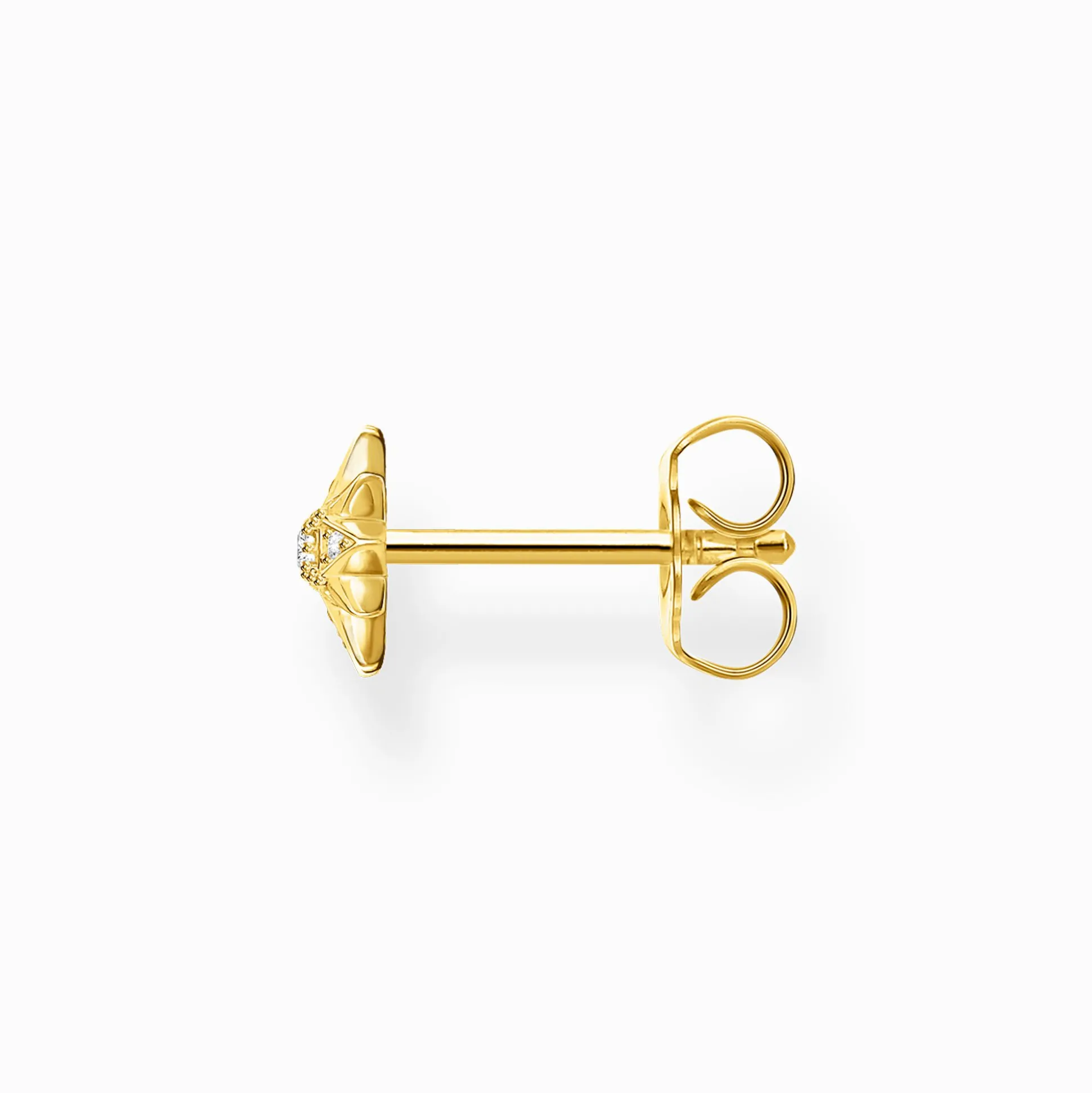 Discount Einzel Ohrstecker Stern gold Damen Ohrstecker