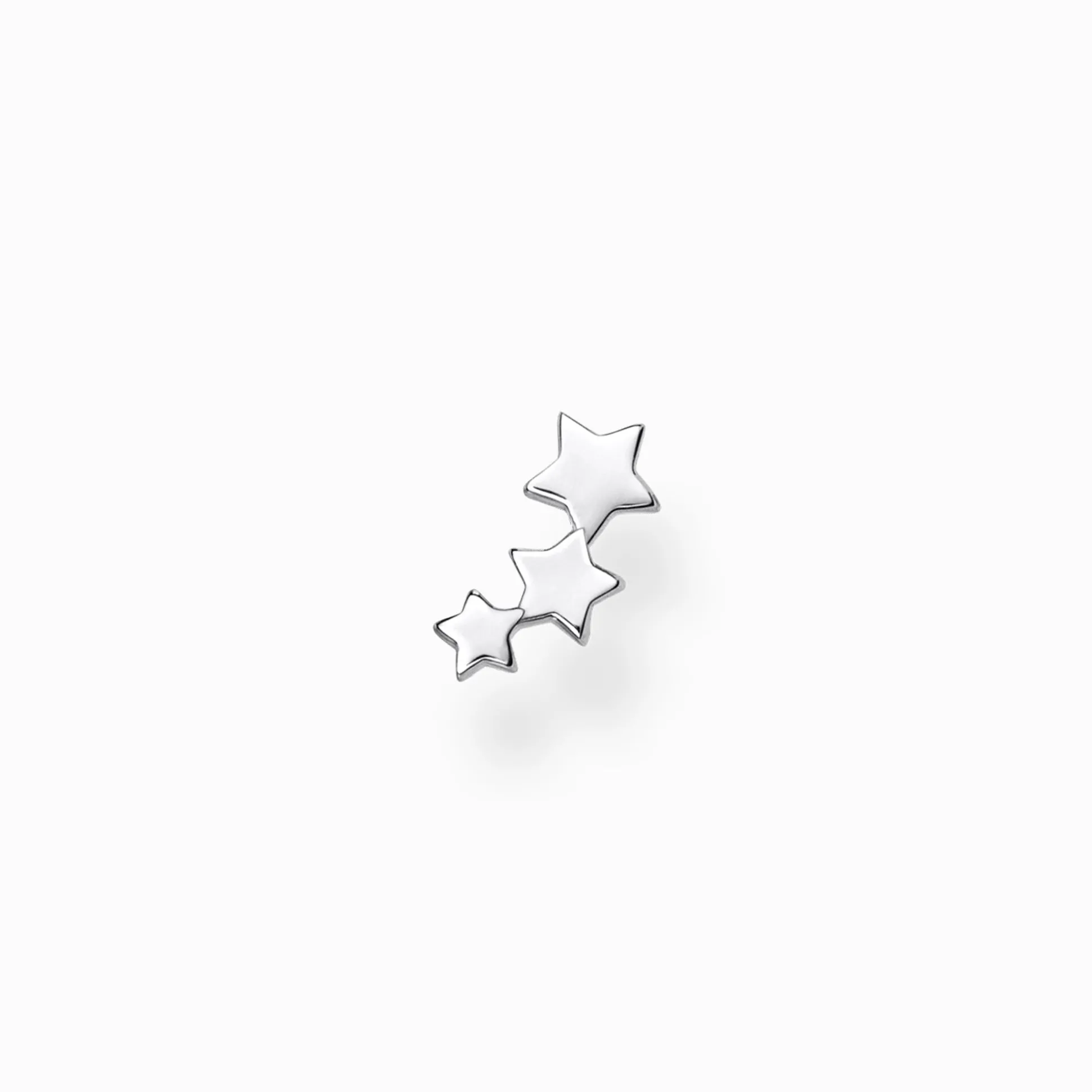 Store Einzel Ohrstecker Sterne silber Damen Ohrstecker