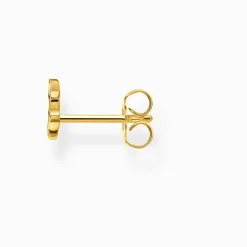 Fashion Einzel Ohrstecker Sterne gold Damen Ohrstecker|18K Vergoldung - 925 Silber