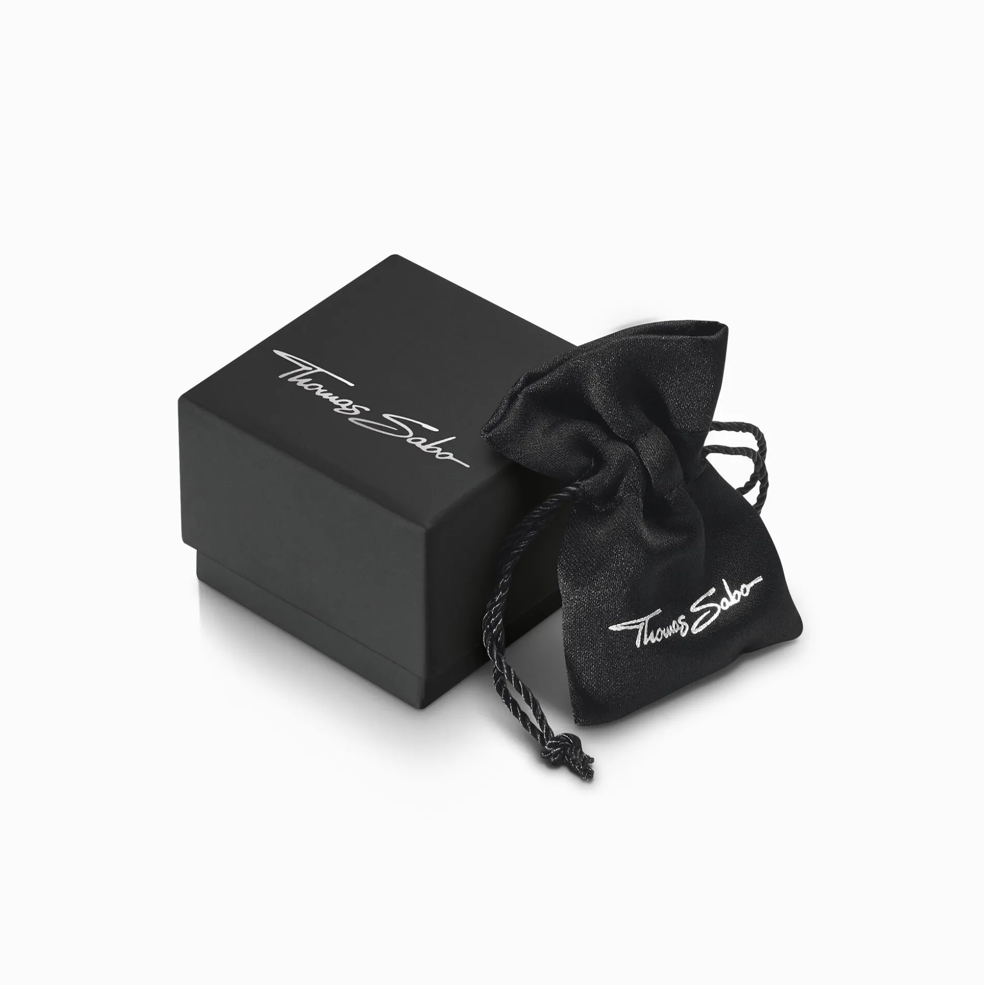 Store Einzel-Creole mit goldblauem Onyx-Anhänger Silber geschwärzt Damen Creolen|Ohrstecker & Creolen