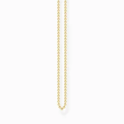 Cheap Erbskette Stärke 2 mm Damen Halsketten|18K Vergoldung - 925 Silber
