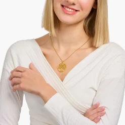 Cheap Erbskette Stärke 2 mm Damen Halsketten|18K Vergoldung - 925 Silber
