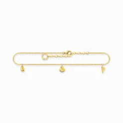 Shop Fußkette Muscheln gold Damen Fußkettchen