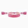 Discount Gewebtes Armband Charmista in Rosa, Pink und Lila Accessoires