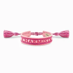 Discount Gewebtes Armband Charmista in Rosa, Pink und Lila Accessoires