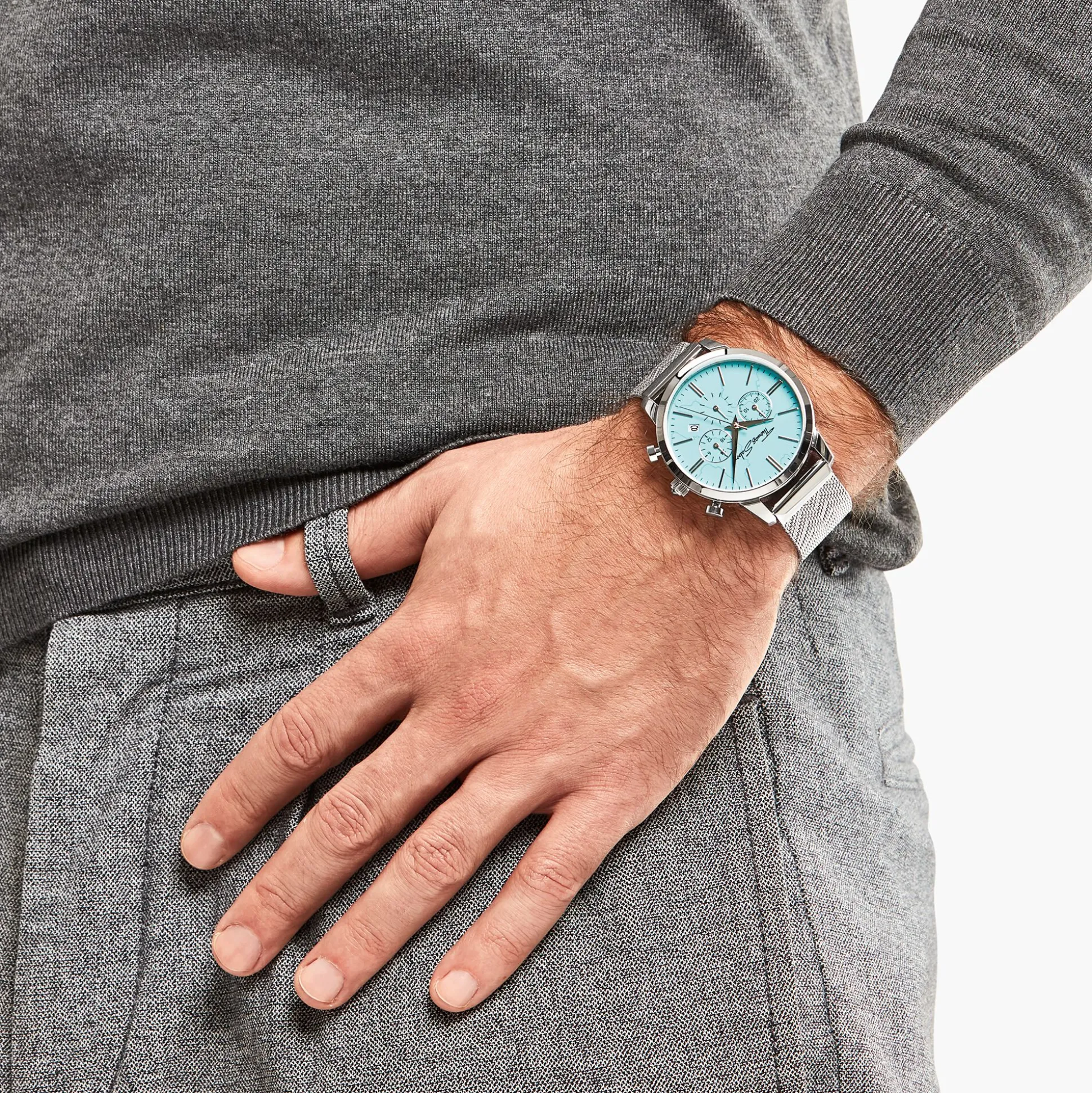 Store Herrenuhr Chronograph Arizona Spirit türkis Herren Uhren|Uhren