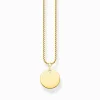 Best Kette Coin gold Damen Halsketten|18K Vergoldung - 925 Silber