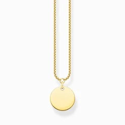 Best Kette Coin gold Damen Halsketten|18K Vergoldung - 925 Silber