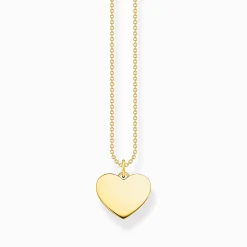 Cheap Kette Herz gold Damen Halsketten|18K Vergoldung - 925 Silber
