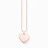 Flash Sale Kette Herz roségold Damen Halsketten|18K Rosé-Vergoldung - 925 Silber