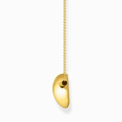 Cheap Kette mit Anhänger in Herzform vergoldet Damen Halsketten|18K Vergoldung - 925 Silber